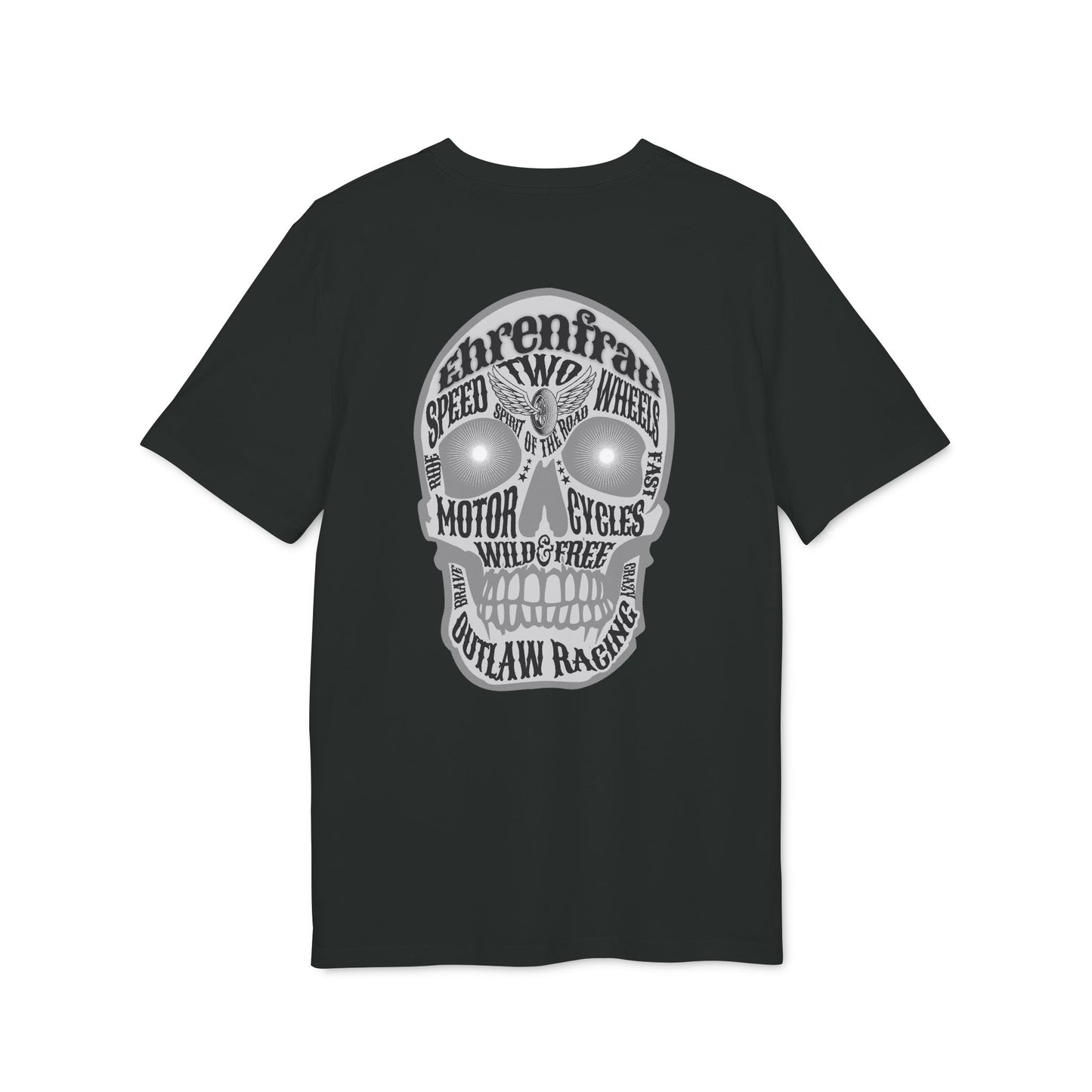 Ehrenfrau grauer Skull - T-Shirt