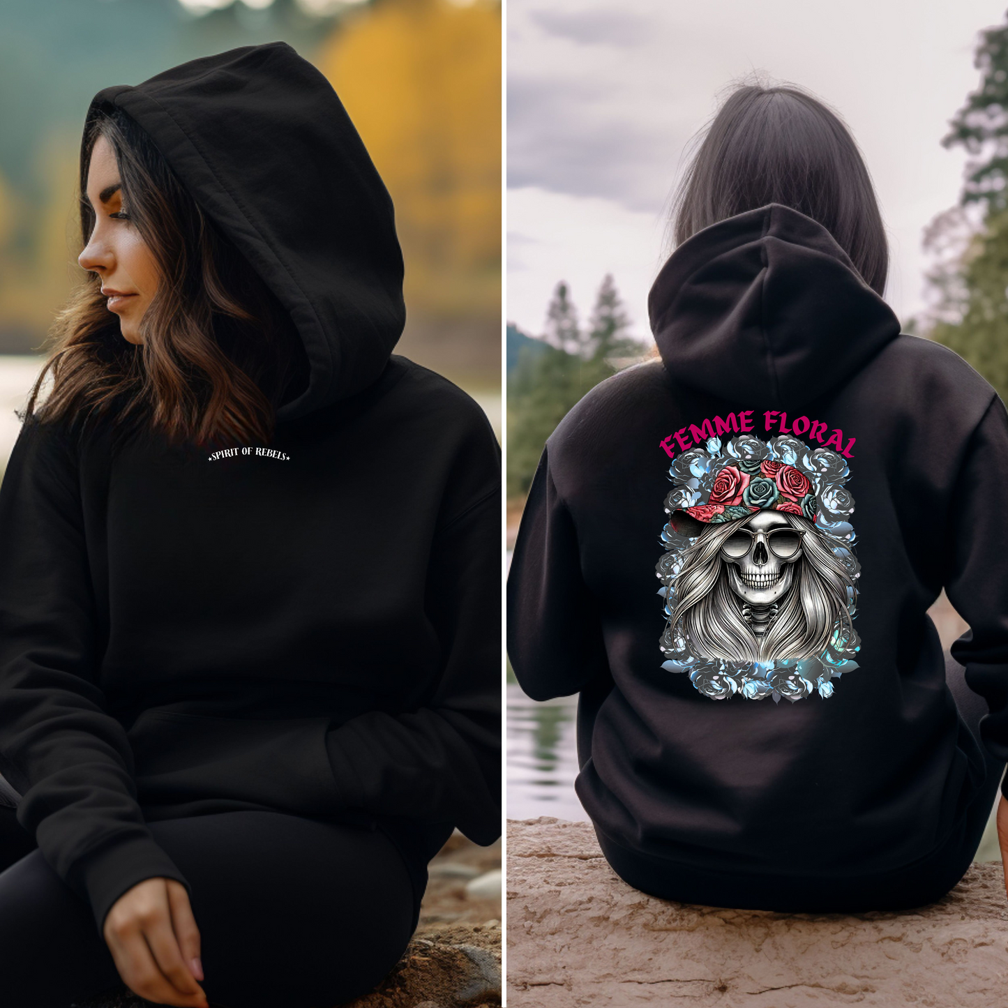 Femme Floral - Hoodie
