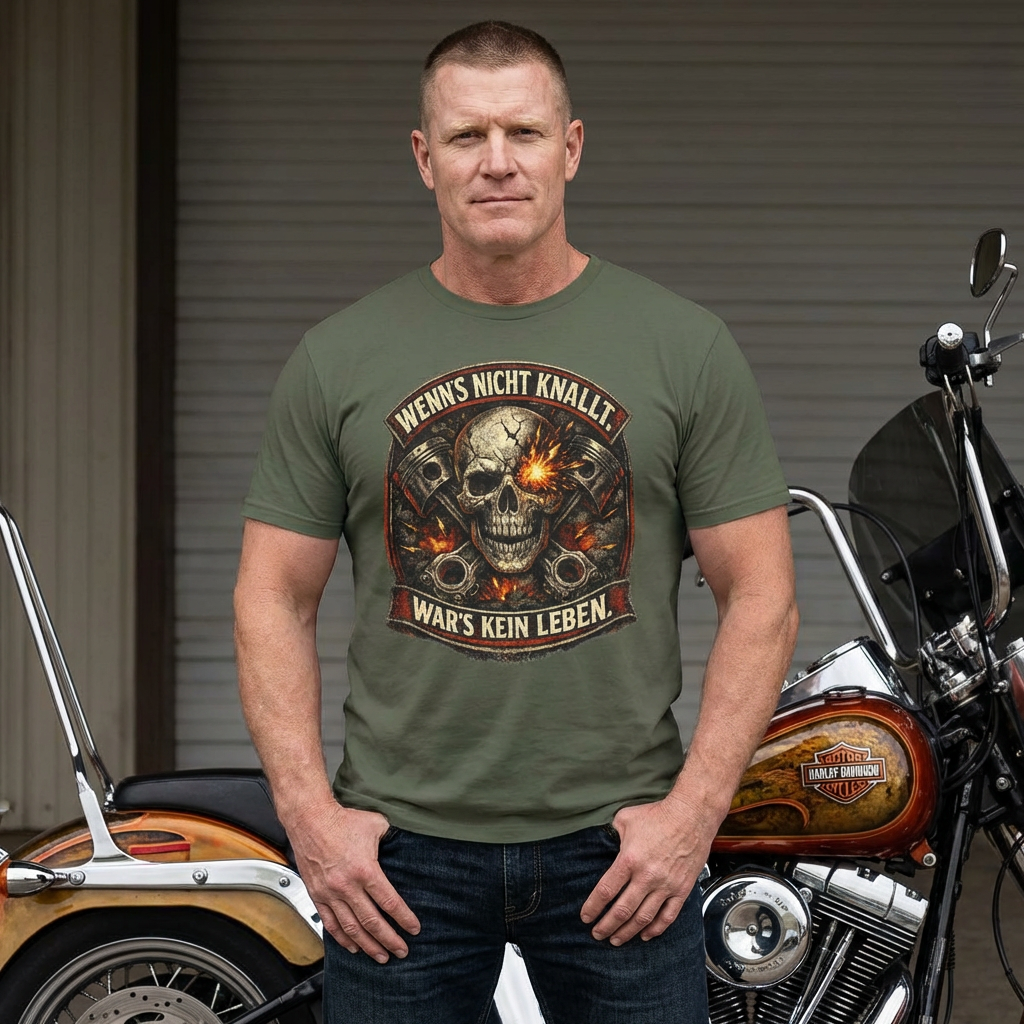 Wenn´s nicht knallt, war´s kein Leben - T-Shirt