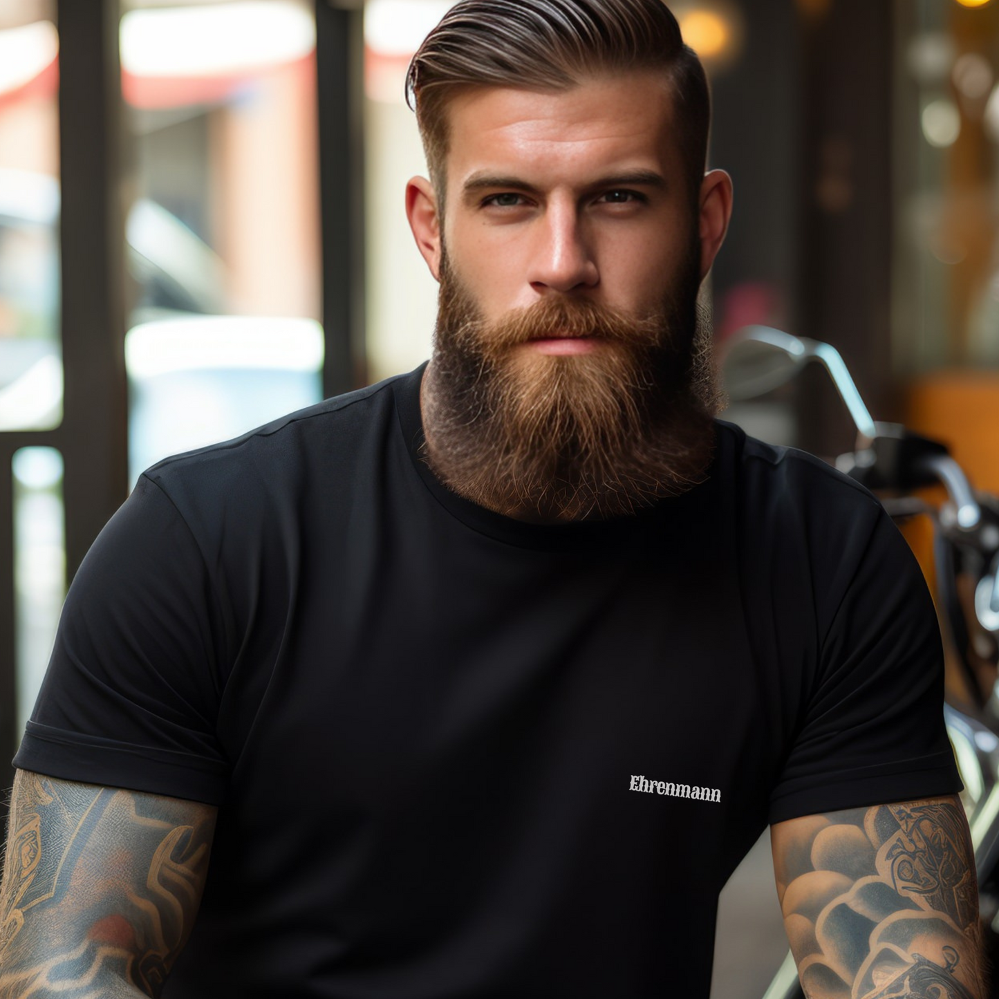 Ehrenmann gelber Skull - T-Shirt