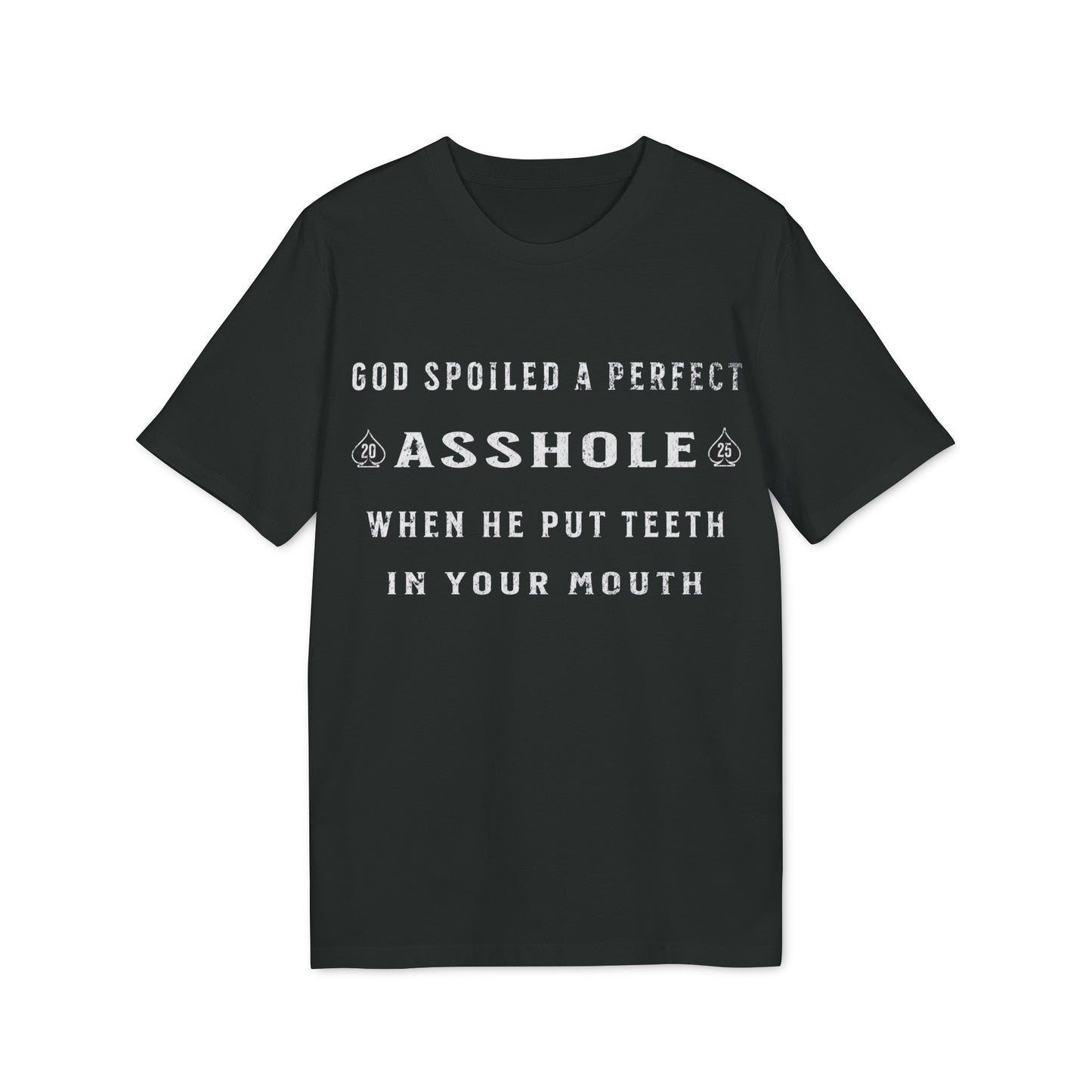 God spoiled a perfect Asshole- T-Shirt