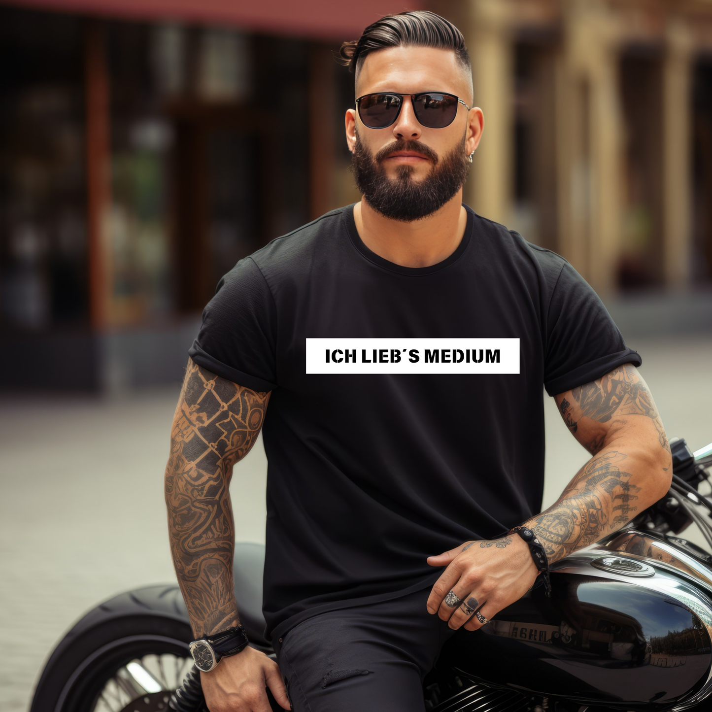 Ich liebs medium - Herren T-Shirt