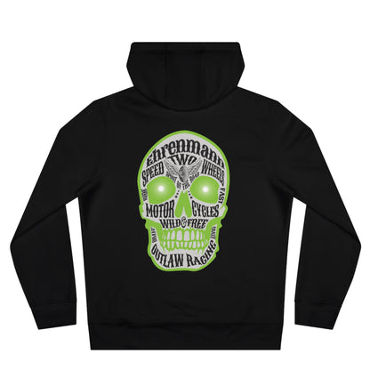 Ehrenmann grüner Skull - Hoodie