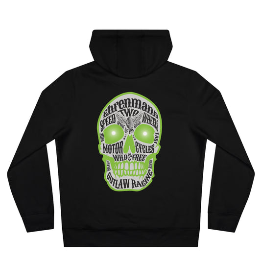 Ehrenmann grüner Skull - Hoodie