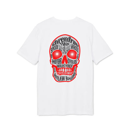Ehrenfrau roter Skull - T-Shirt