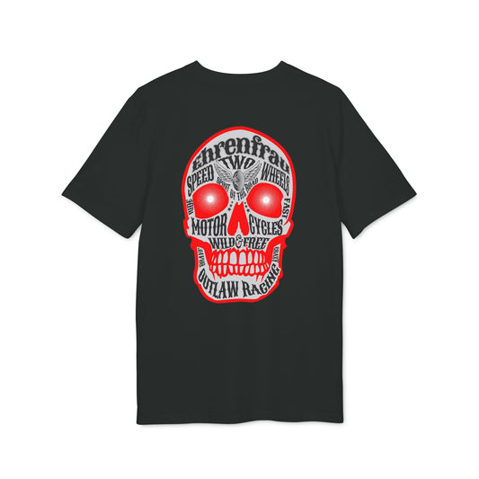 Ehrenfrau roter Skull - T-Shirt