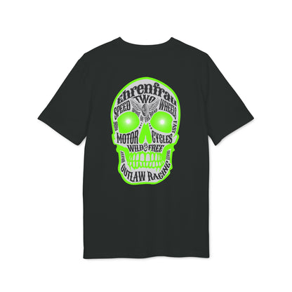 Ehrenfrau grüner Skull - T-Shirt