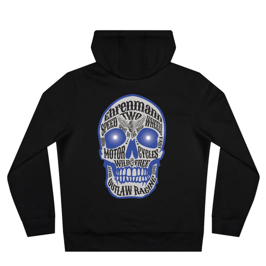 Ehrenmann blauer Skull - Hoodie