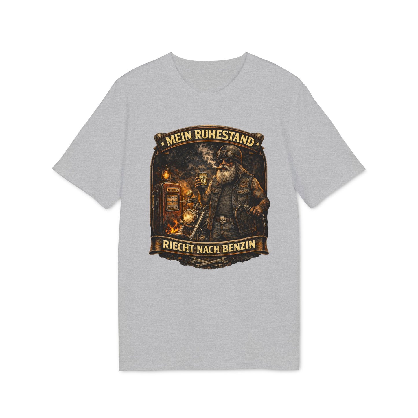 Mein Ruhestand riecht nach Benzin - T-Shirt für echte Originale