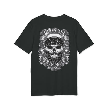 Skull on Roses - Backprint T-Shirt