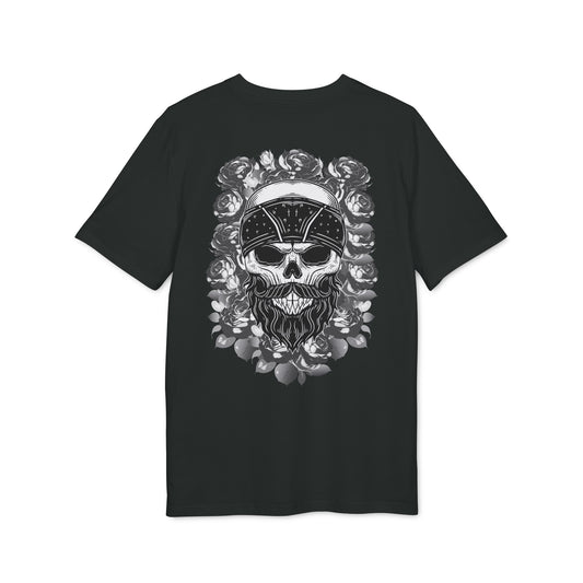 Skull on Roses - Backprint T-Shirt