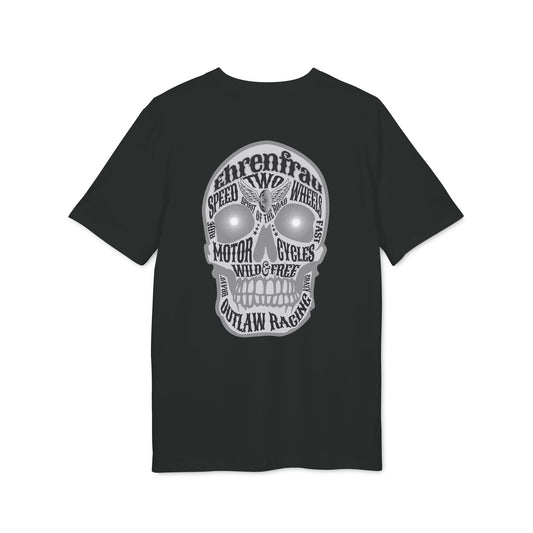 Ehrenfrau grauer Skull - T-Shirt