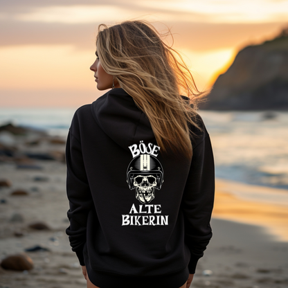 Böse alte Bikerin - Hoodie