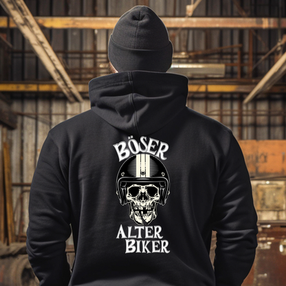 Böser alter Biker Hoodie