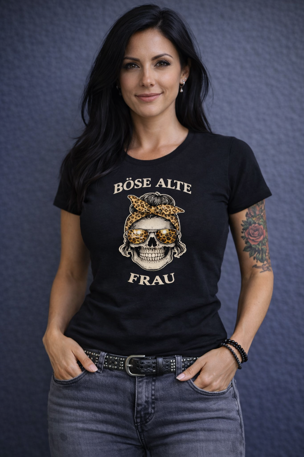 Böse alte Frau - Frauen T-Shirt