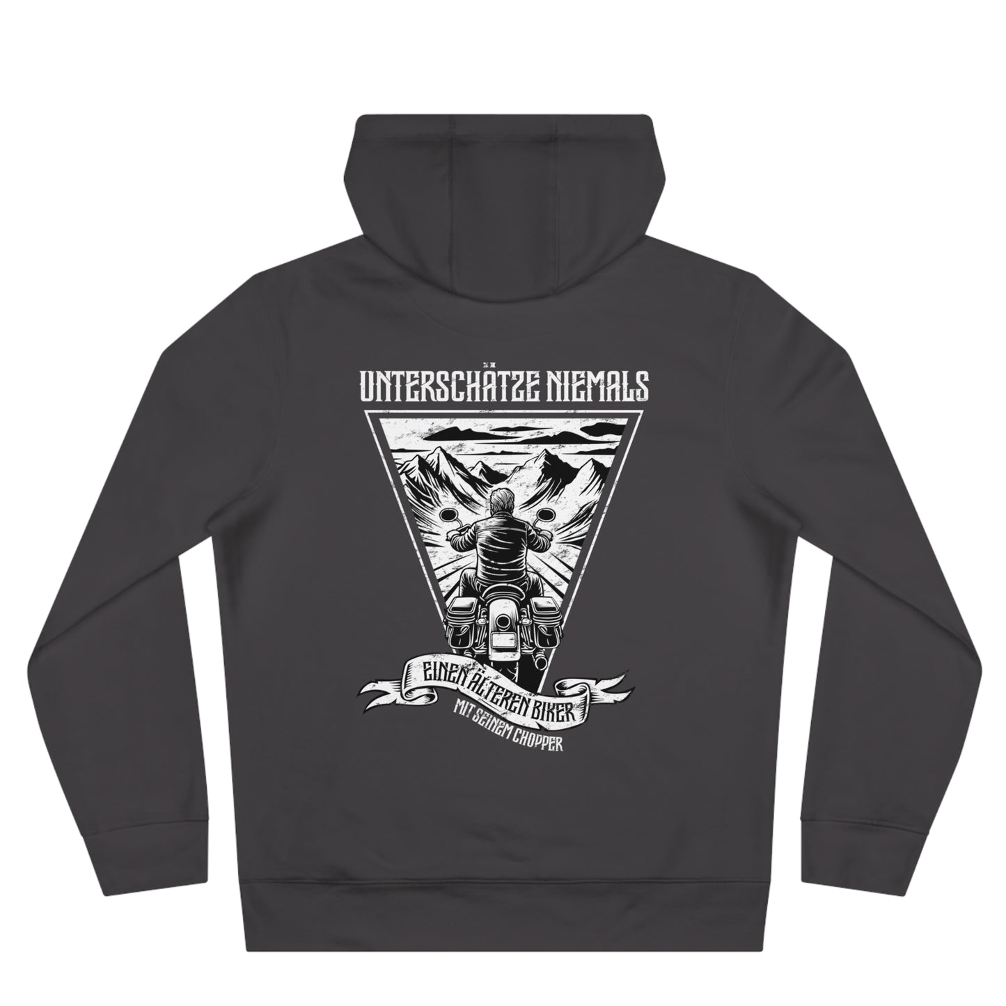Unterschätze niemals einen alten Mann mit seinem Chopper - Hoodie