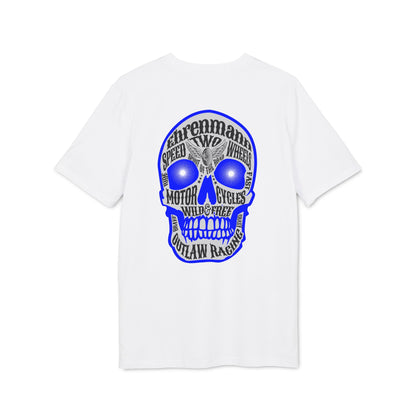 Ehrenmann blauer Skull - T-Shirt