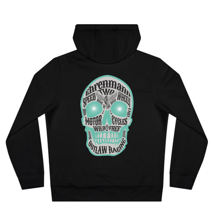 Ehrenmann türkiser Skull - Hoodie