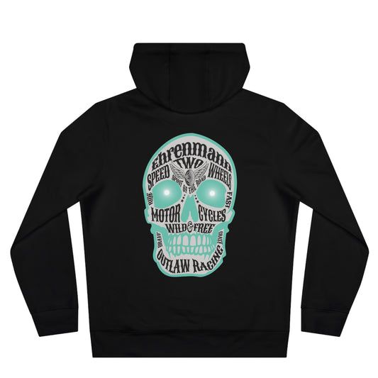 Ehrenmann türkiser Skull - Hoodie