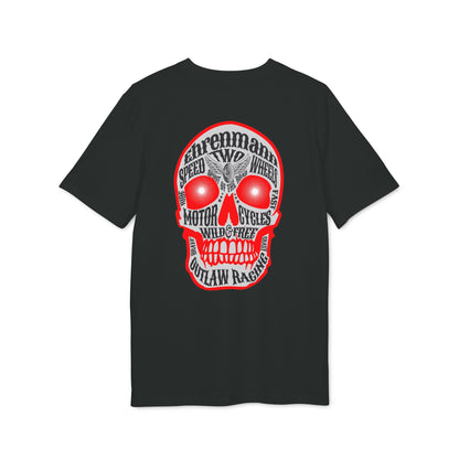 Ehrenmann roter Skull - T-Shirt