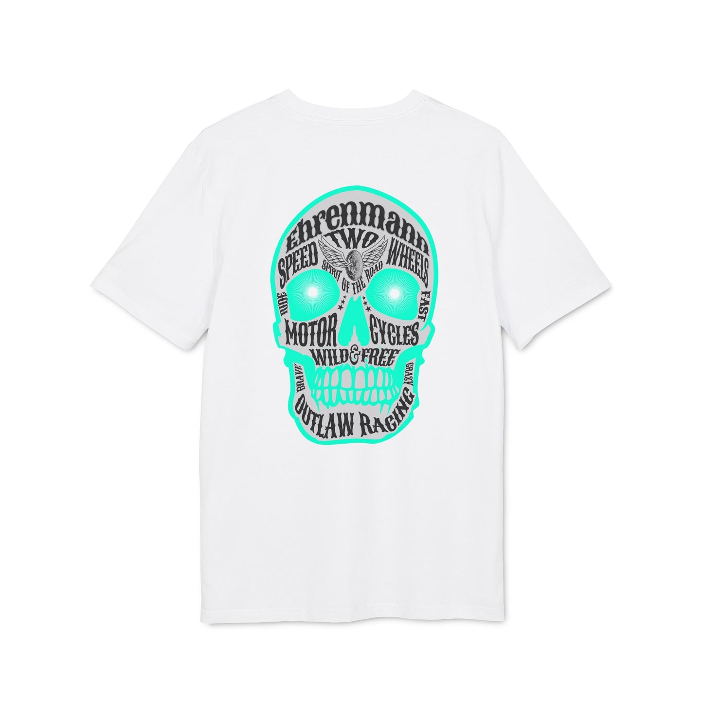 Ehrenmann türkiser Skull - T-Shirt
