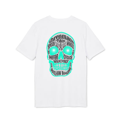 Ehrenmann türkiser Skull - T-Shirt