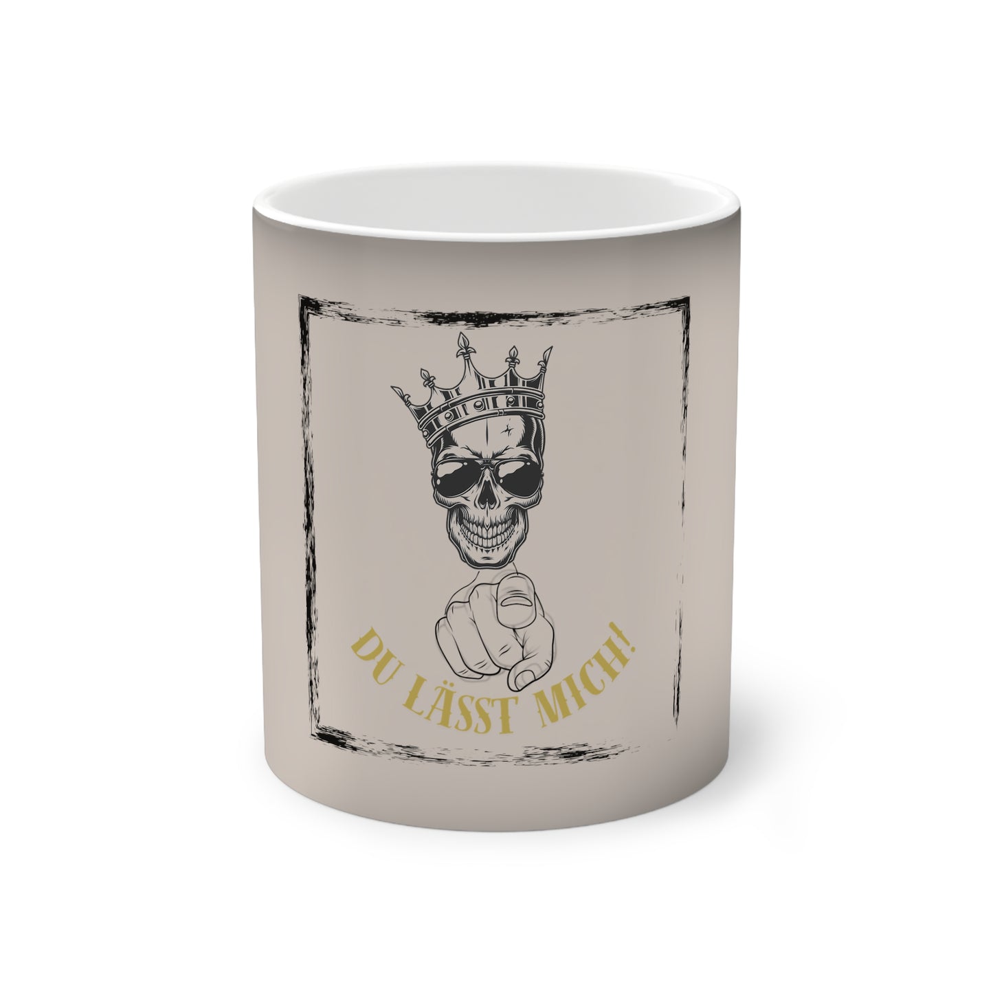 Du lässt mich - Farbwechsel Tasse