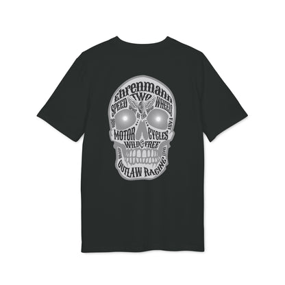 Ehrenmann grauer Skull - T-Shirt