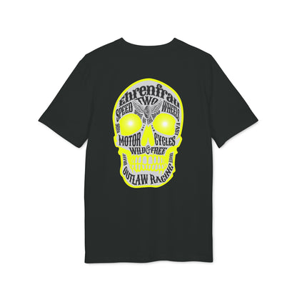 Ehrenfrau gelber Skull - T-Shirt