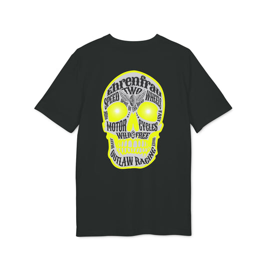 Ehrenfrau gelber Skull - T-Shirt