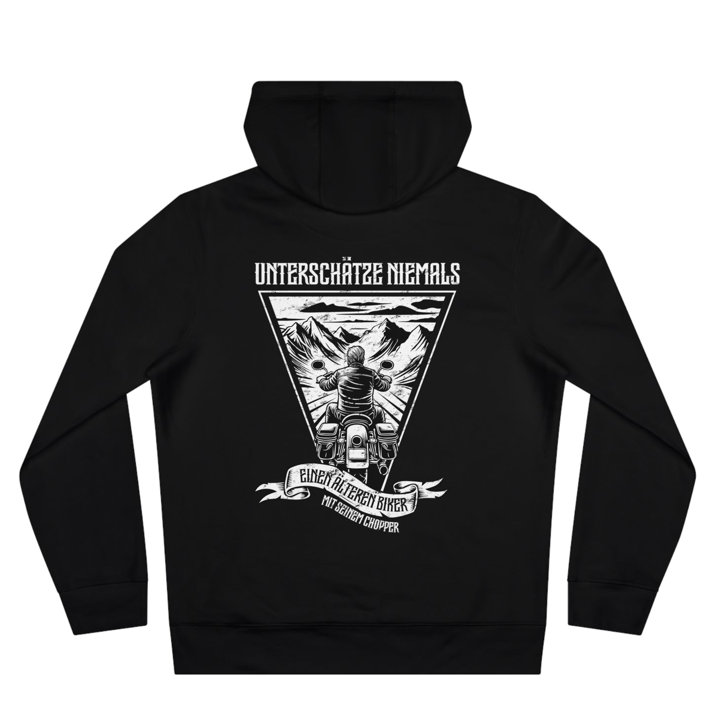 Unterschätze niemals einen alten Mann mit seinem Chopper - Hoodie