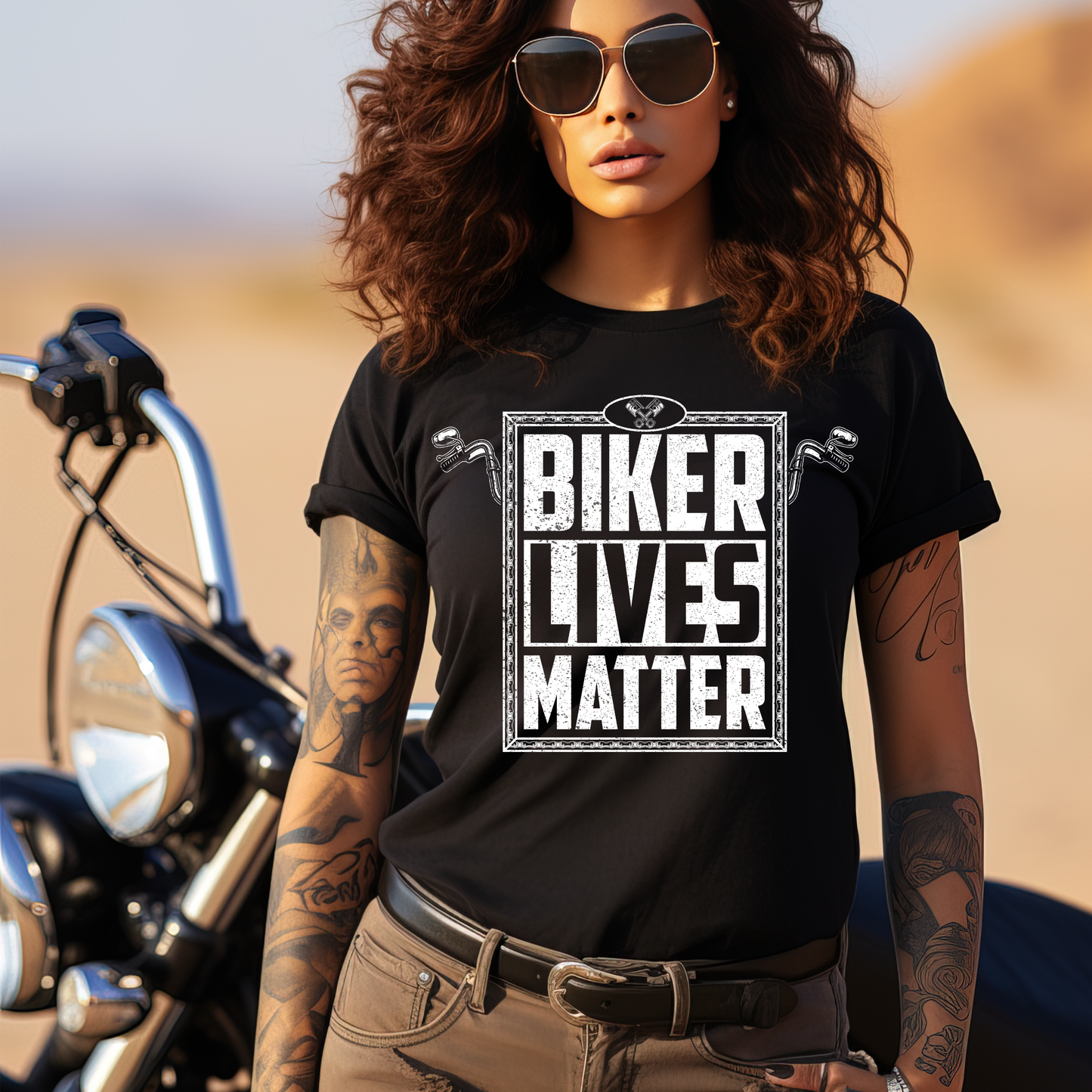 Biker Lives Matter - T-Shirt