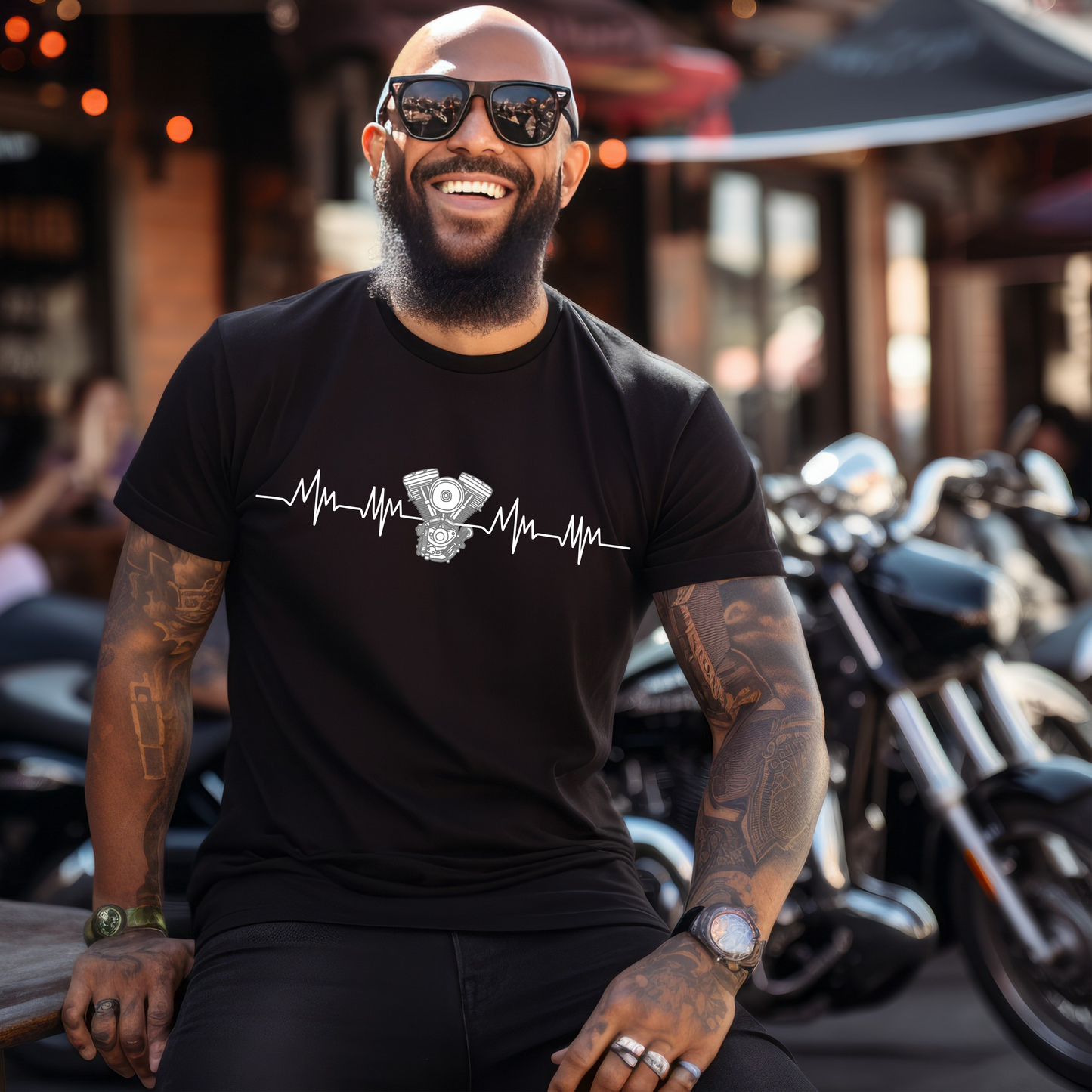 V2 Herzfrequenz - T-Shirt