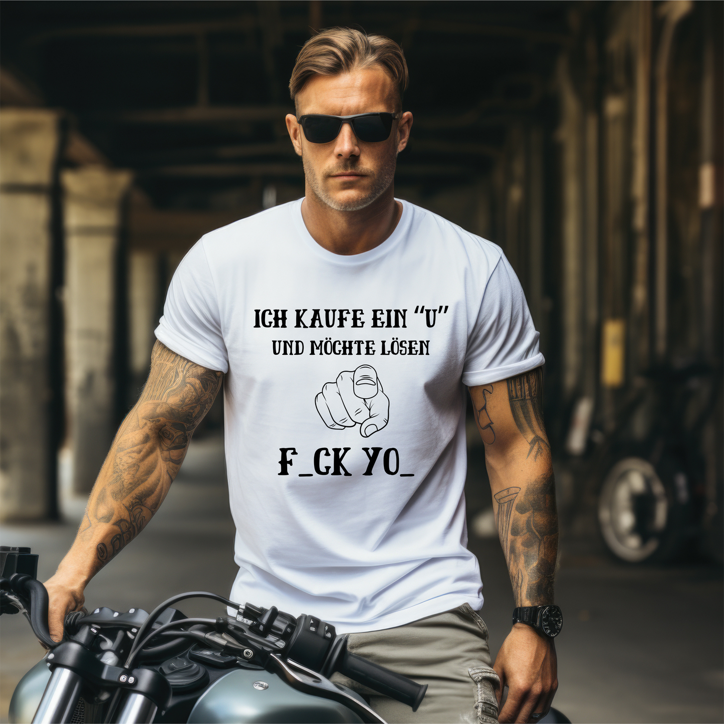Ich kaufe ein "U" - T-Shirt