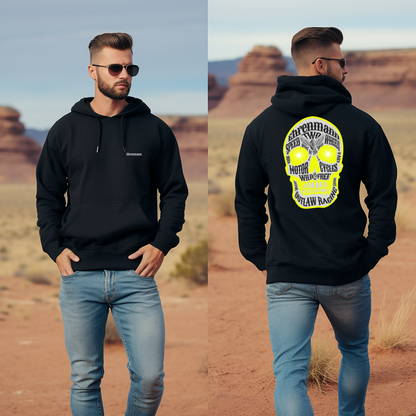 Ehrenmann gelber Skull - Hoodie